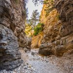Mountain lanscape: Imbros gorge. Crete, Greece