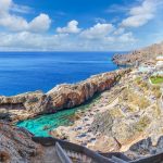 Landscape with Kalypso Cretan Village, Crete island, Greece