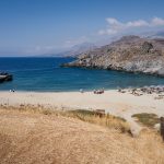 Der Strand von Schinaria (Skinaria)