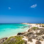 Elafonisi beach is one of the best beaches of Europe. There are pink and black sand.